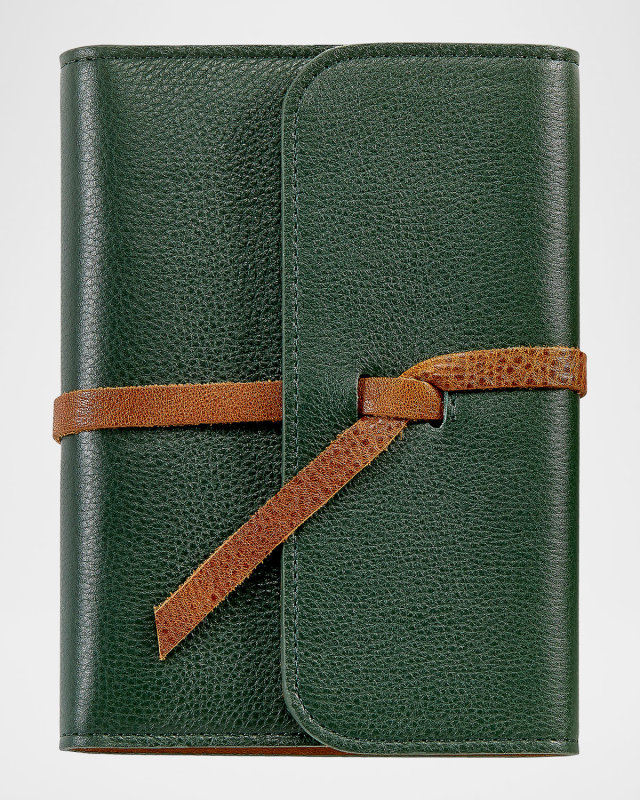 7" Refillable Leather Wrap Journal